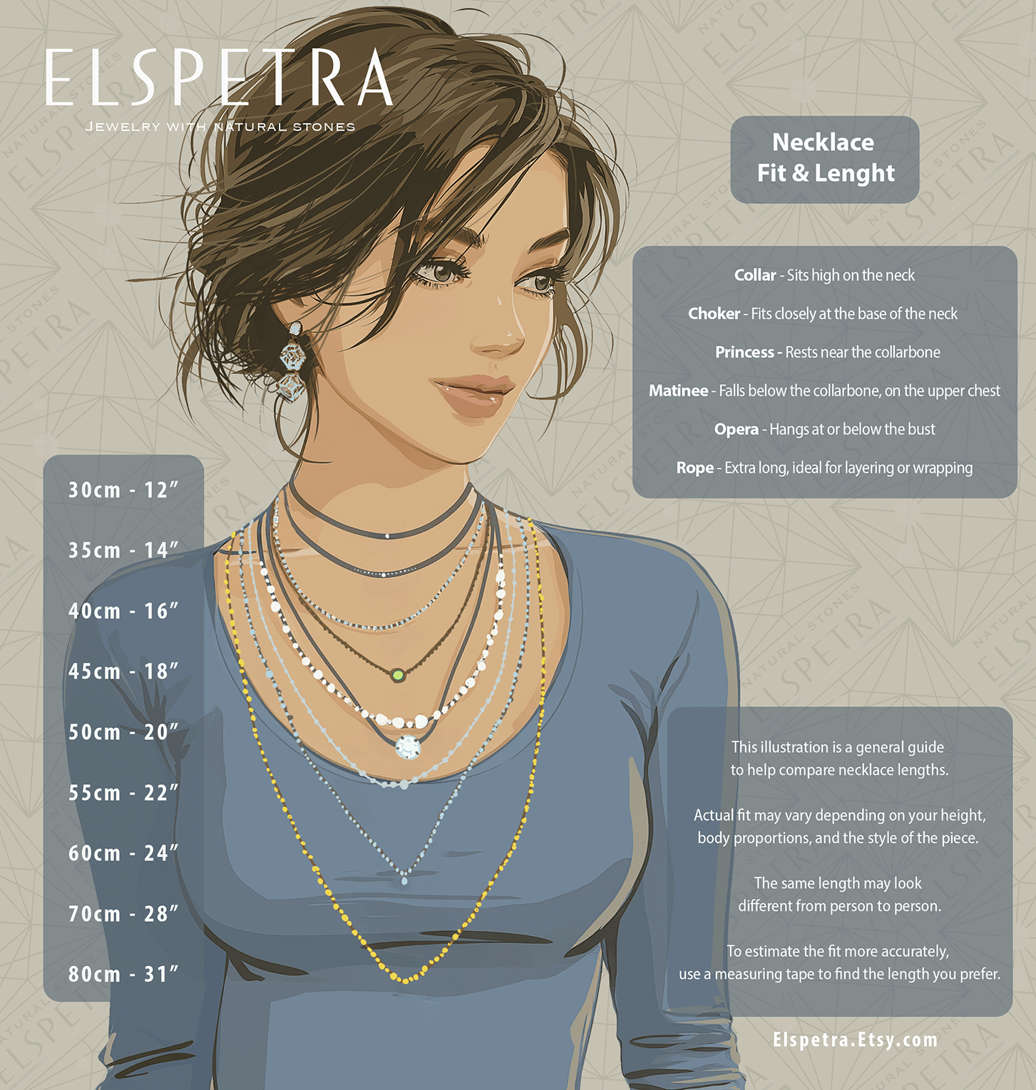 Necklace Size Guide