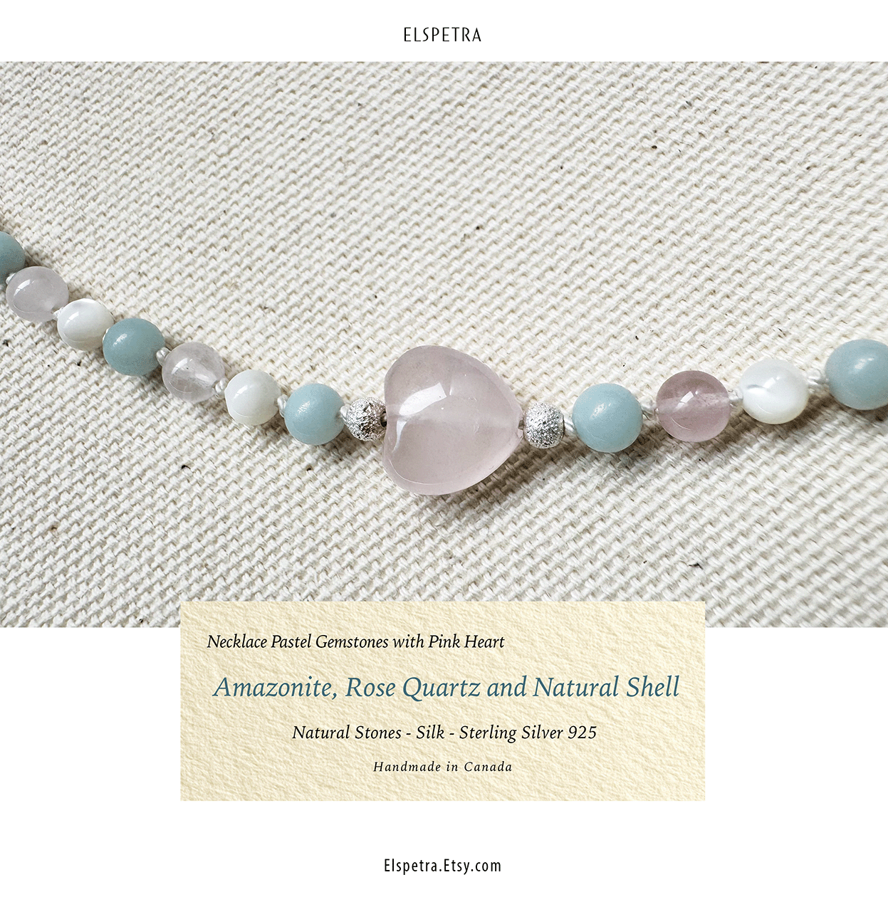 Pink Heart and Pastel&nbsp;Gemstones